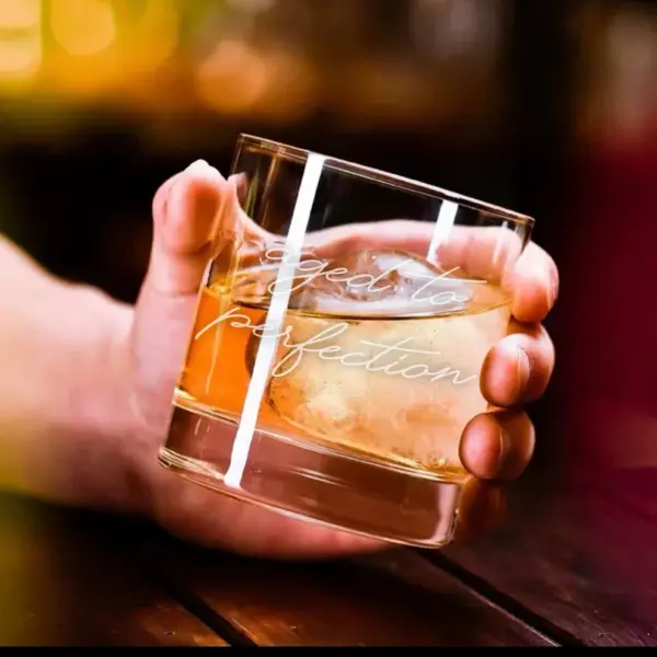Custom Bottom Engraved Whiskey Glass - Image 4