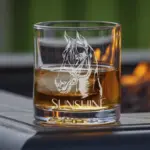 HORSE Face and NAME ENGRAVED on Glassware of your choice, Customized, Favorite Horse, Whiskey Old fashioned, Wine, Bourbon glass Personalized
