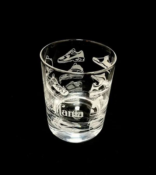 SNEAKERS Glass Gift ENGRAVED Old Fashioned Glass Sports Shoes Sneakers Glass Gift for Him Glass Gift Engraved for Her - Image 7