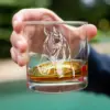 HORSE Face and NAME ENGRAVED on Glassware of your choice, Customized, Favorite Horse, Whiskey Old fashioned, Wine, Bourbon glass Personalized - Image 4