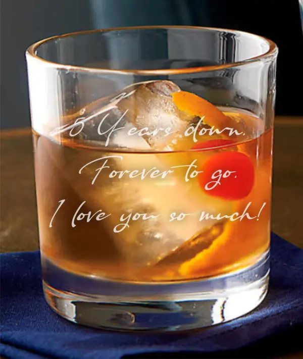 Engraved Whiskey Glass Custom Gift for Dad Bottom or Side Engraving Personalized Gift for Him Veteran Gift Retirement Gift Groomsmen Glass - Image 4