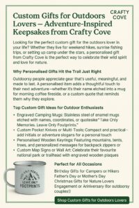 custom gift for outdoors lover