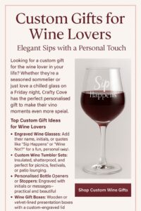 custom gift for wine lover