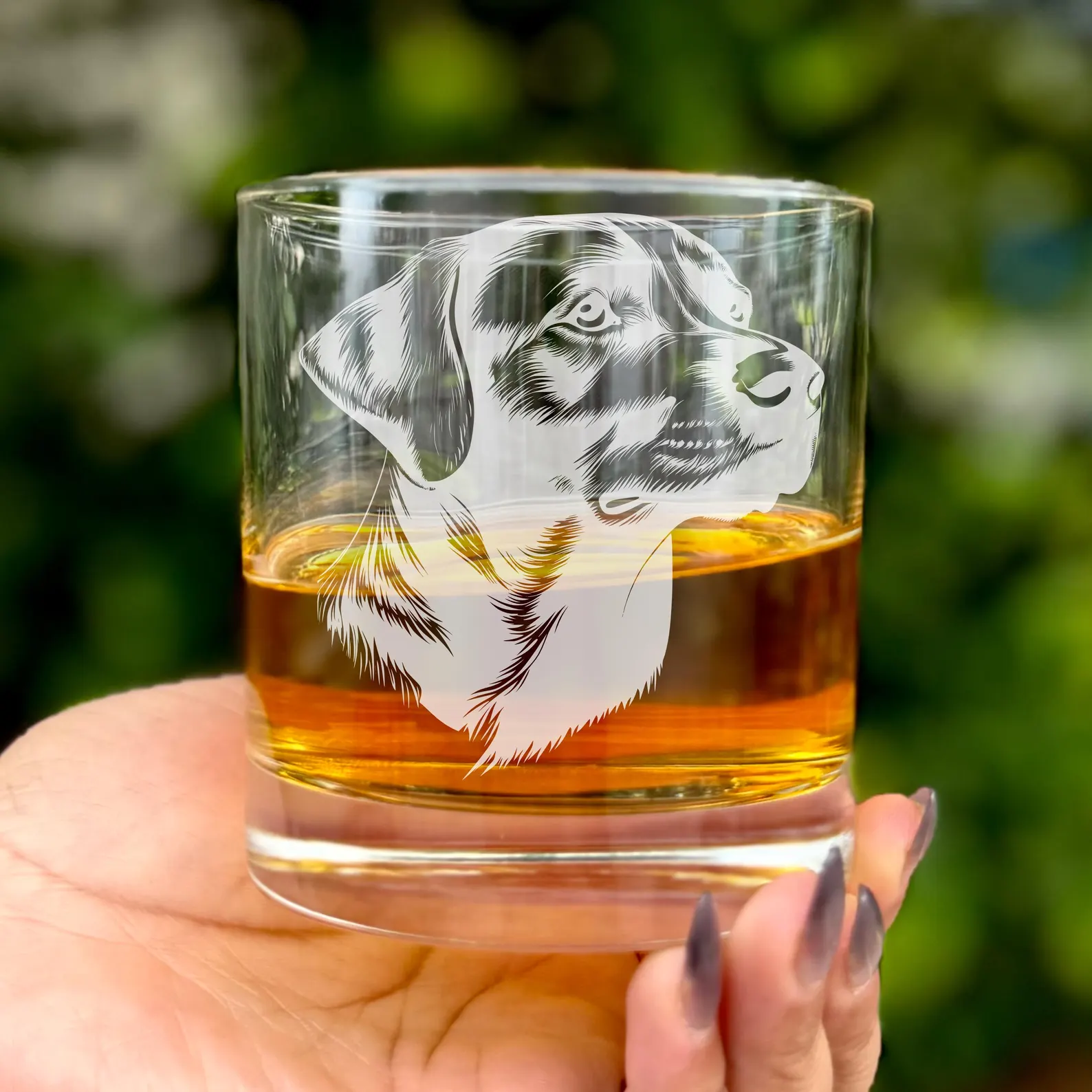 Personalized Labrador Face and Name Engraved on Glassware of your choice Whiskey, Beer Pint or Wine. Custom Gift For Dog Lovers