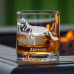 Custom Engraved German Shepherd Whiskey Glass, Wine, Beer Glass Personalized Dog Memorial Gift for Dog Mom,German Shepherd Dog Dad,Pet Lover