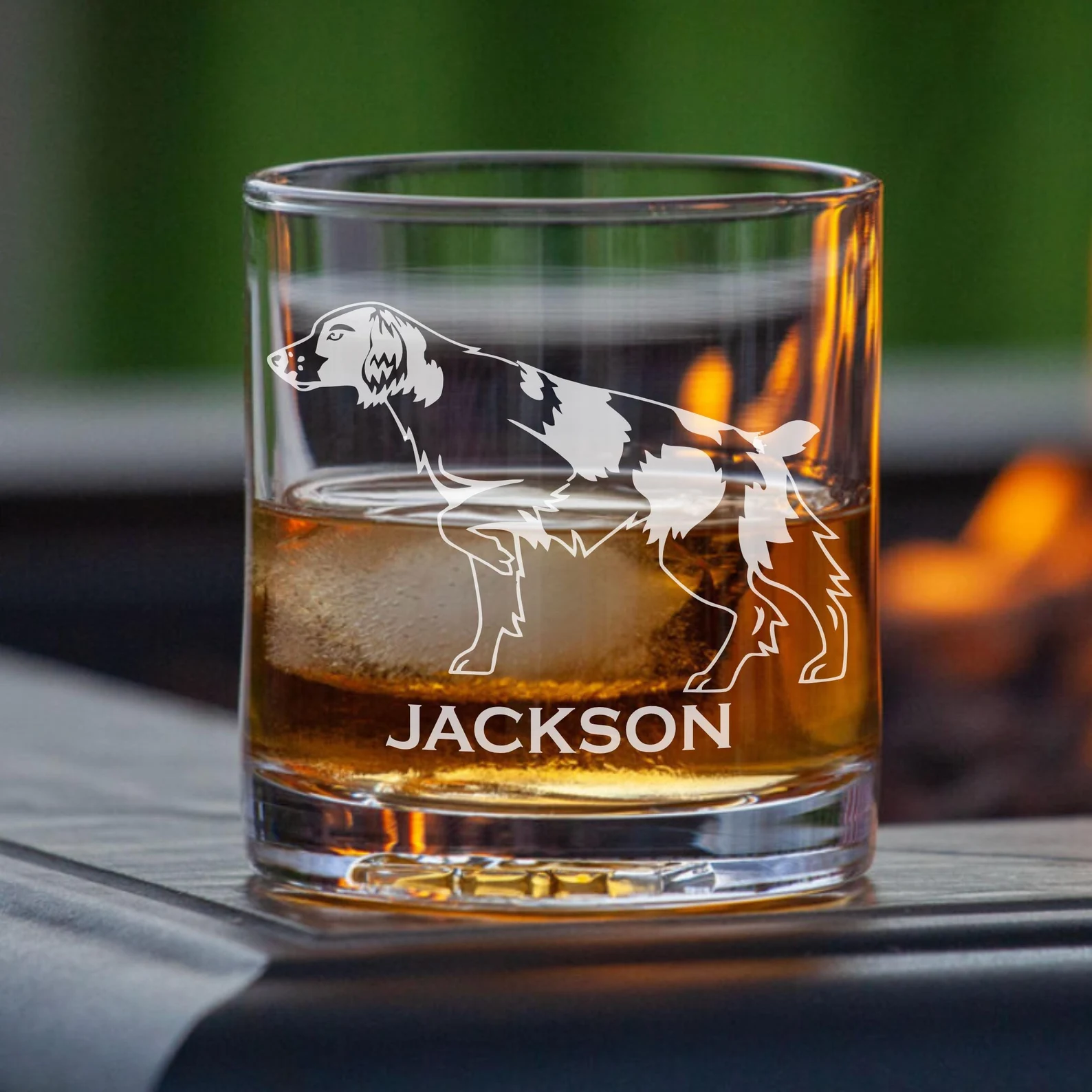 Brittany SPANIEL Dog ENGRAVED Whiskey Glass or Stemless Wine Glass Custom New Pet gift Dog Memorial Glass Gift Spaniel Mom Gift Dog Dad Gift