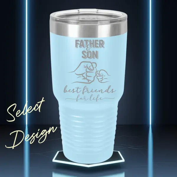 Fathers Day Gift Engraved Gift for Daddy Custom 30 oz Tumbler Personalized Dad Gift Travel Gift for Him Dad Sippy Cup Gift for Dad - Image 2