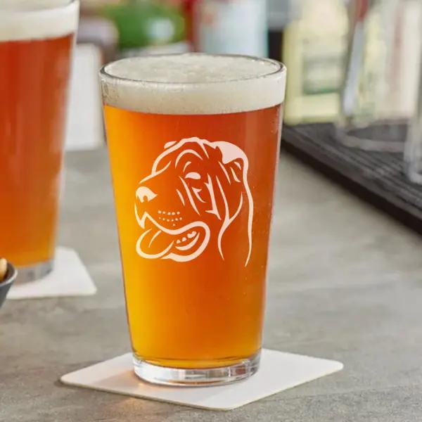 Personalized SHAR Pei Dog Engraved Whiskey, Wine, or Beer Glass | Custom Dog Memorial Gift | Dog Mom or Dad Gift | Favorite Puppy Keepsake - Image 3