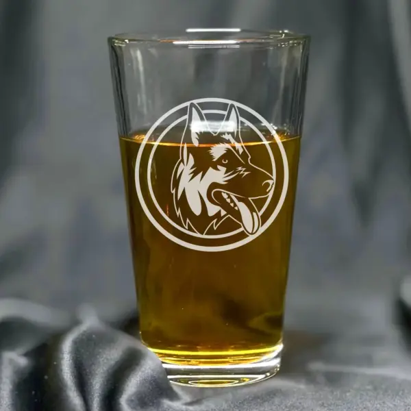 Personalized German Shepherd Engraved Whiskey, Wine, or Beer Glass | Custom Dog Memorial Gift for Dog Moms, Dads & Pet Lovers - Image 3