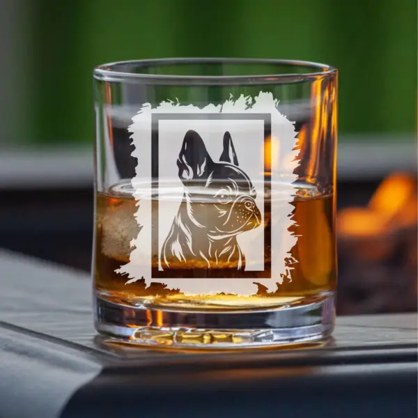 Personalized French Bulldog Engraved Whiskey, Beer, or Wine Glass | Custom Dog Memorial Gift | Dog Mom & Dad Gift | Pet Lover Keepsake - Image 4