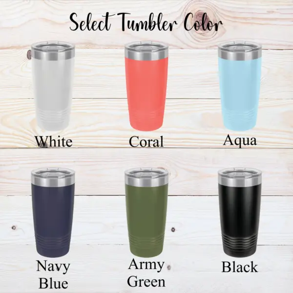 Custom Birth Flower Tumbler Engraved 20 oz Mother's Day Gift Bridesmaid Proposal Personalized Gift for Mom Valentines Personalized Tumbler - Image 4