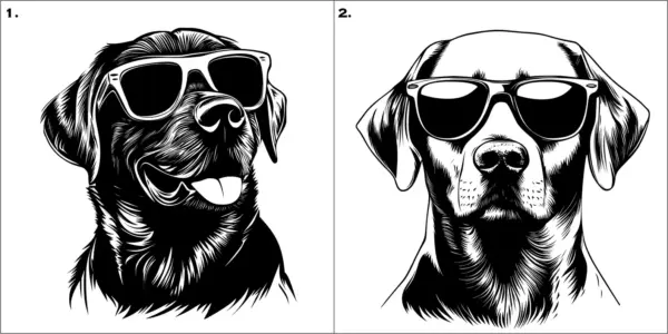 LABRADOR Dog ETCHED Cool Dog with Glasses Whiskey, Stemless Wine or Beer Pint Glass Personalized Lab Gift Custom Dog Labrador Glass Gift - Image 5