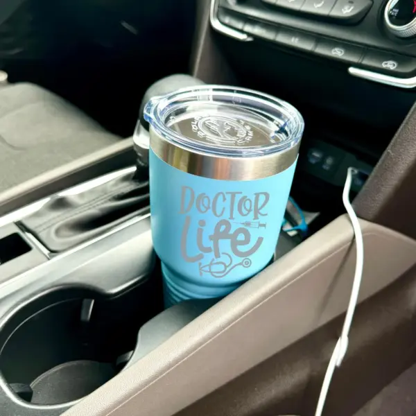 Personalized 30 oz Doctor Tumbler – Doctor Life Engraved Quotes & Custom Designs – Ideal Gift for Healthcare Professionals Gift For Husband - Image 6
