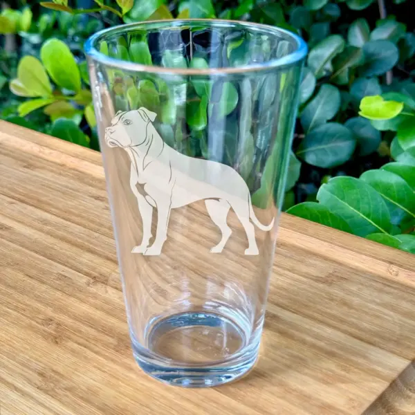 Personalized Pitbull Engraved Glass - Custom Whiskey, Wine, or Beer Glass- Dog Lover Gift, Pet Memorial, Animal Lover, Housewarming, Dog Mom - Image 5